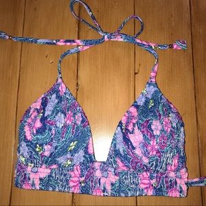 Victoria’s Secret Neon Floral Bikini Top